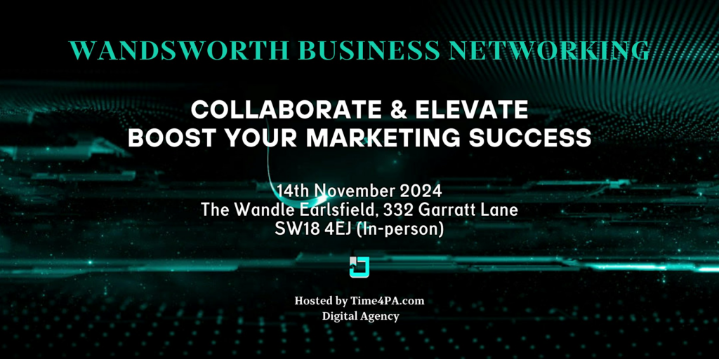 November website banner 2024 Business Networking Wandsworth