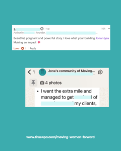 moving women forward community